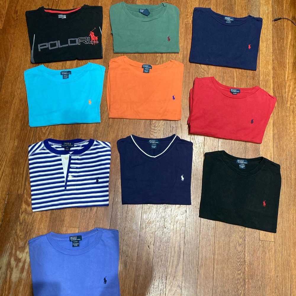10 Polo Ralph Lauren Kids XL T Shirts